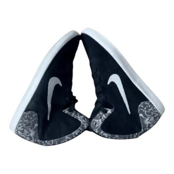 Nike X Hyperclave Lite Liberty X Black White Lace Up Shoes Women Size 9.5 Casual - Picture 4 of 12